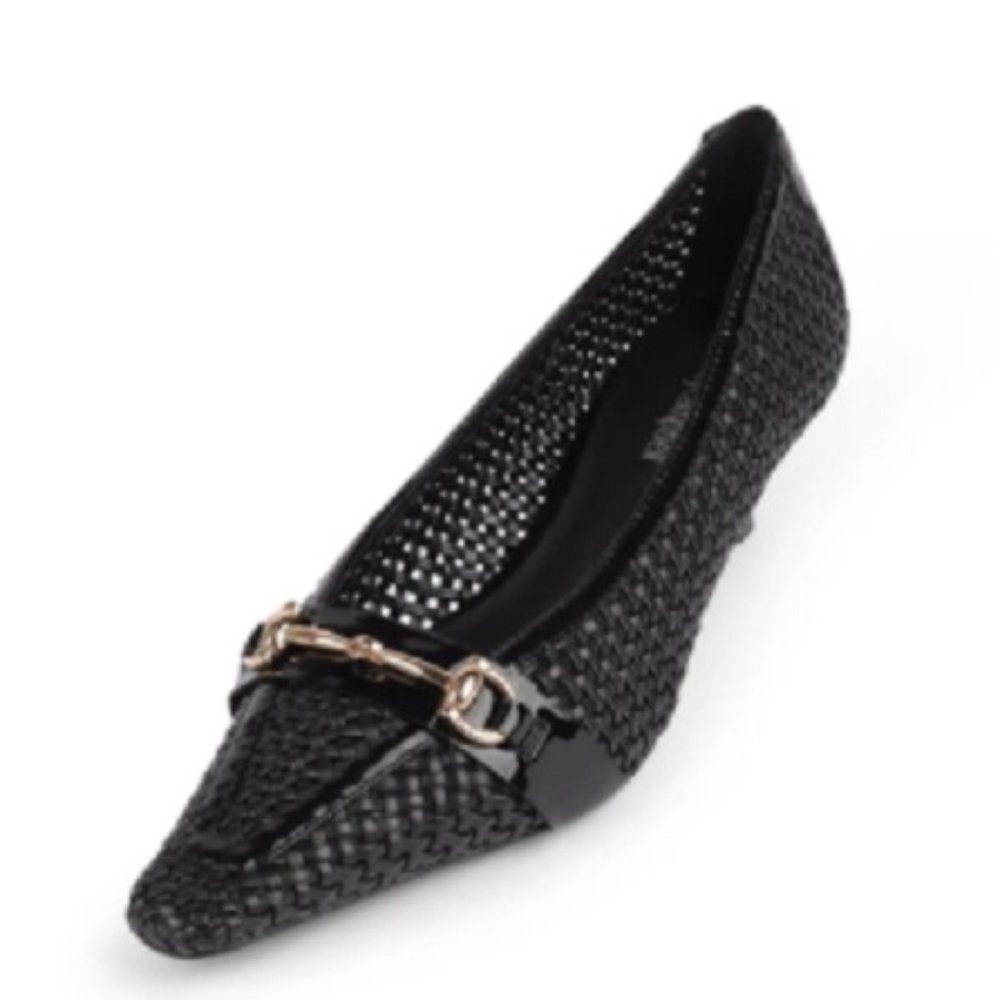 $59 NWT (10) Jeffrey Campbell  Black Patent Hysteric-W